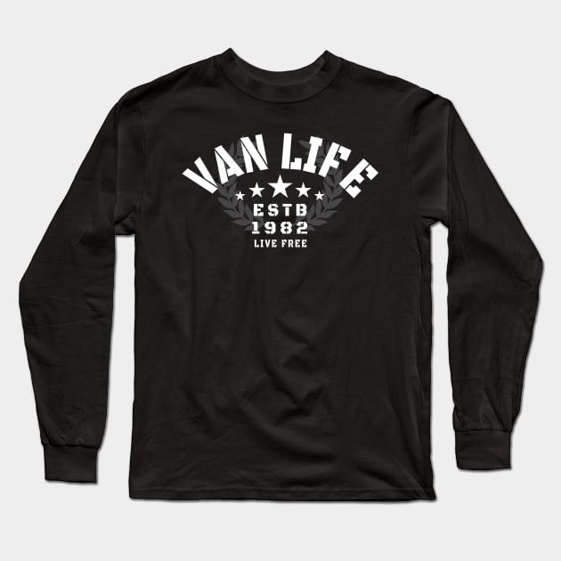 Van Life - Van Dweller Long Sleeve T-Shirt by Tshirt Samurai